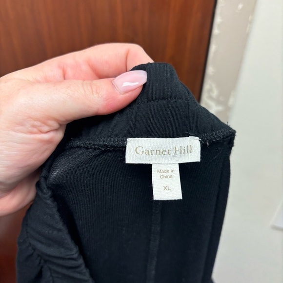 Garnet Hill Wide-Leg Comfort Trousers - Picture 10 of 12